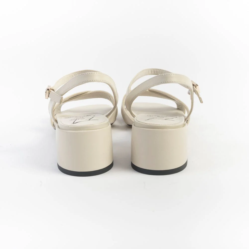 ROBERTO FESTA - Sandali con Tacco NEMESIA - Nappa bianco - immagine 5