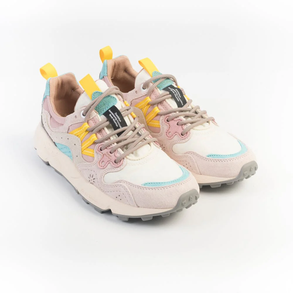 FLOWER MOUNTAIN - Sneakers Yamano3 1B54 - Bianco rosa - immagine 2