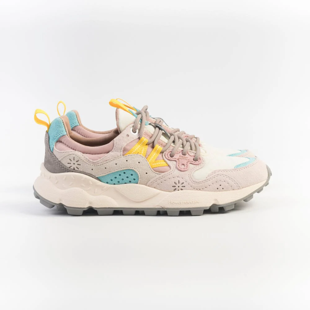 FLOWER MOUNTAIN - Sneakers Yamano3 1B54 - Bianco rosa - immagine 4