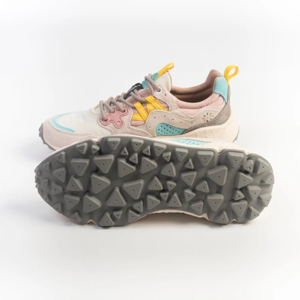FLOWER MOUNTAIN - Sneakers Yamano3 1B54 - Bianco rosa - immagine 6