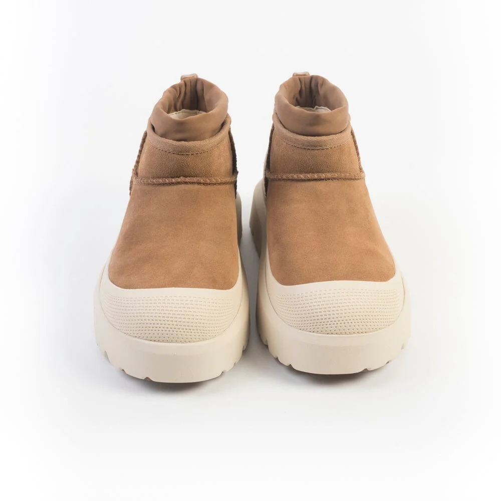 UGG - Stivaletto Original Ultra Mini Weather - 1174196 donna - CHESNUT - immagine 3