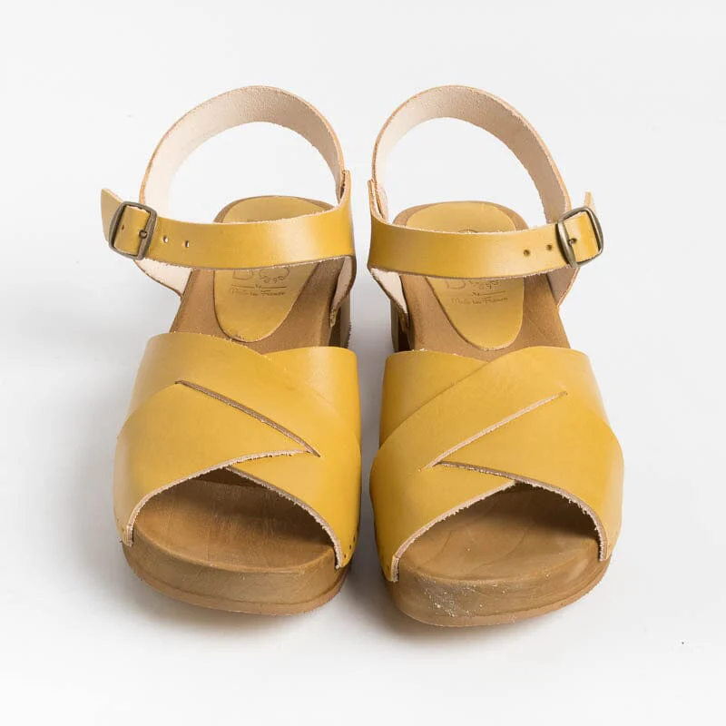 BOSABO - Sandali con Tacco - 457 - Ocra - immagine 3