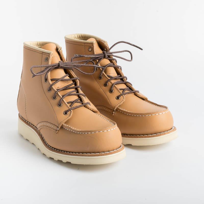 RED WING SHOES -Stivaletto 3383 Moc Toe - Tan