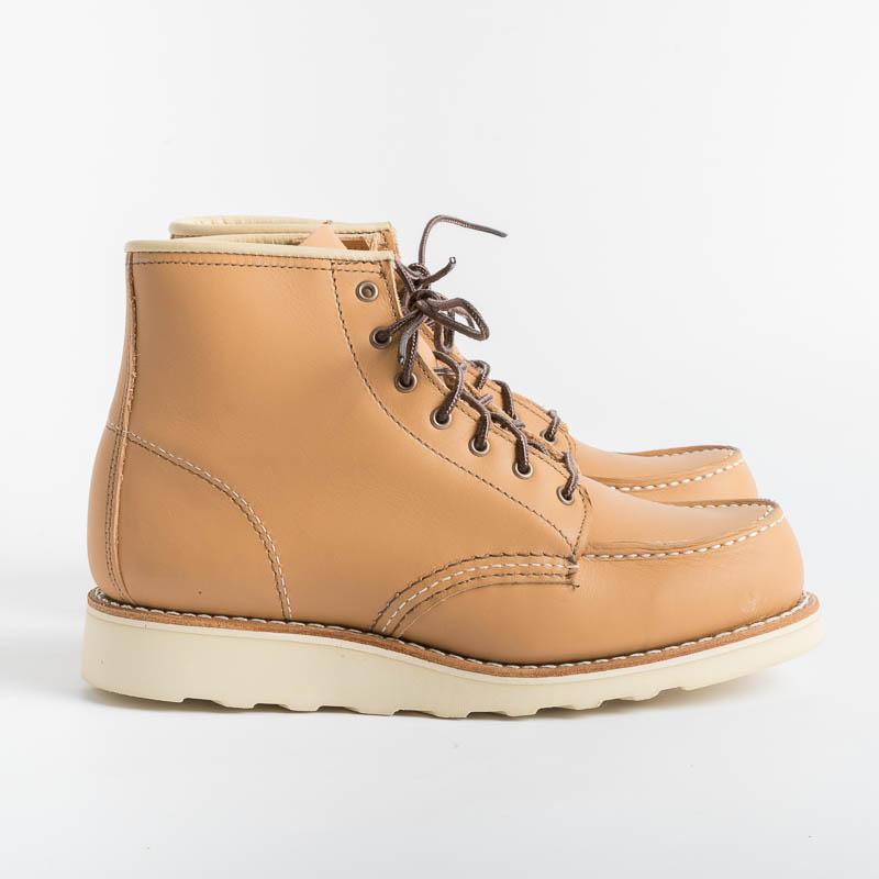 RED WING SHOES -Stivaletto 3383 Moc Toe - Tan - immagine 4