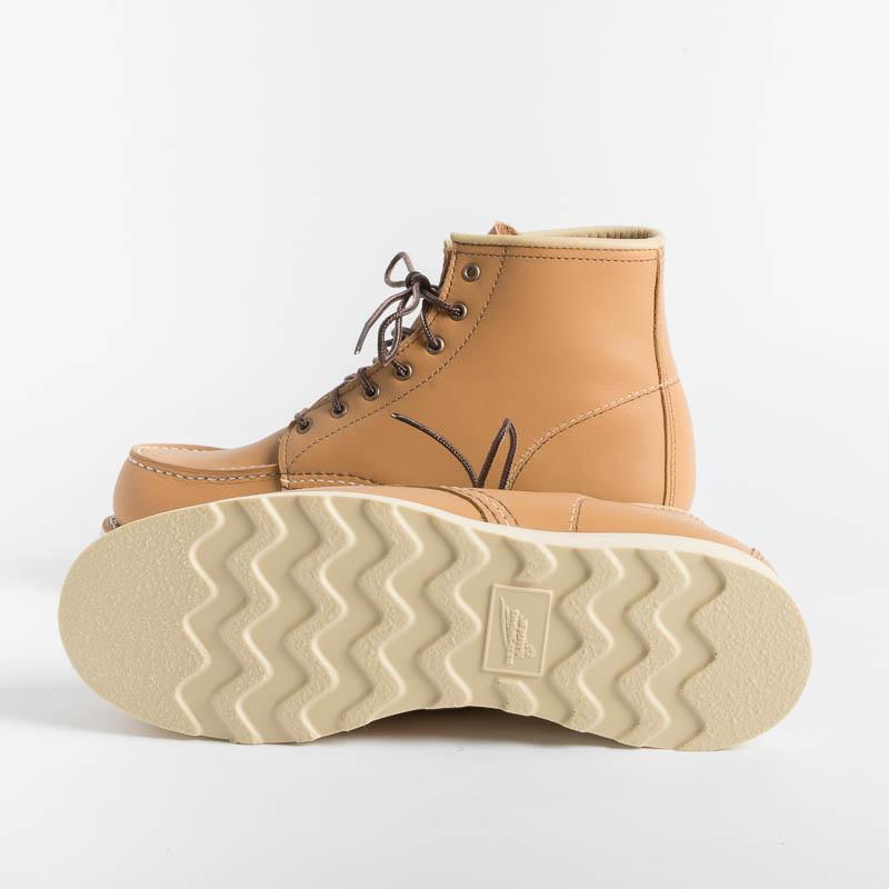 RED WING SHOES -Stivaletto 3383 Moc Toe - Tan - immagine 6