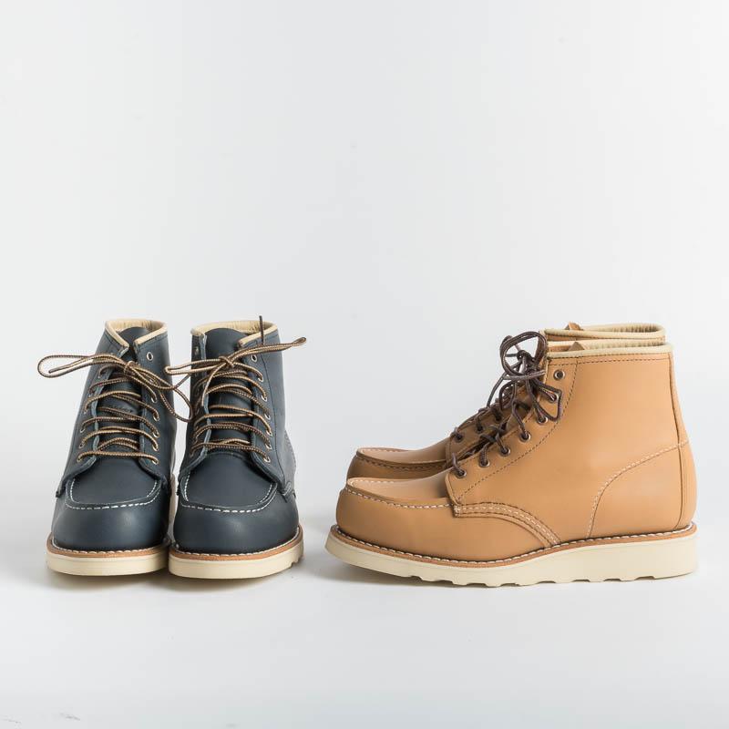 RED WING SHOES -Stivaletto 3383 Moc Toe - Tan - immagine 7