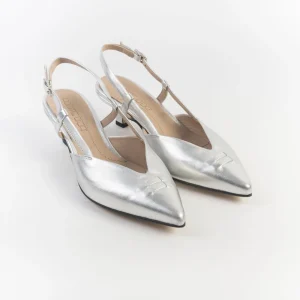 POMME D'OR - Sling Back 4991 - Argento