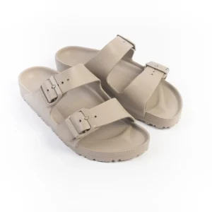 BIRKENSTOCK - Sandali bassi 1030466 - Tortora Eva