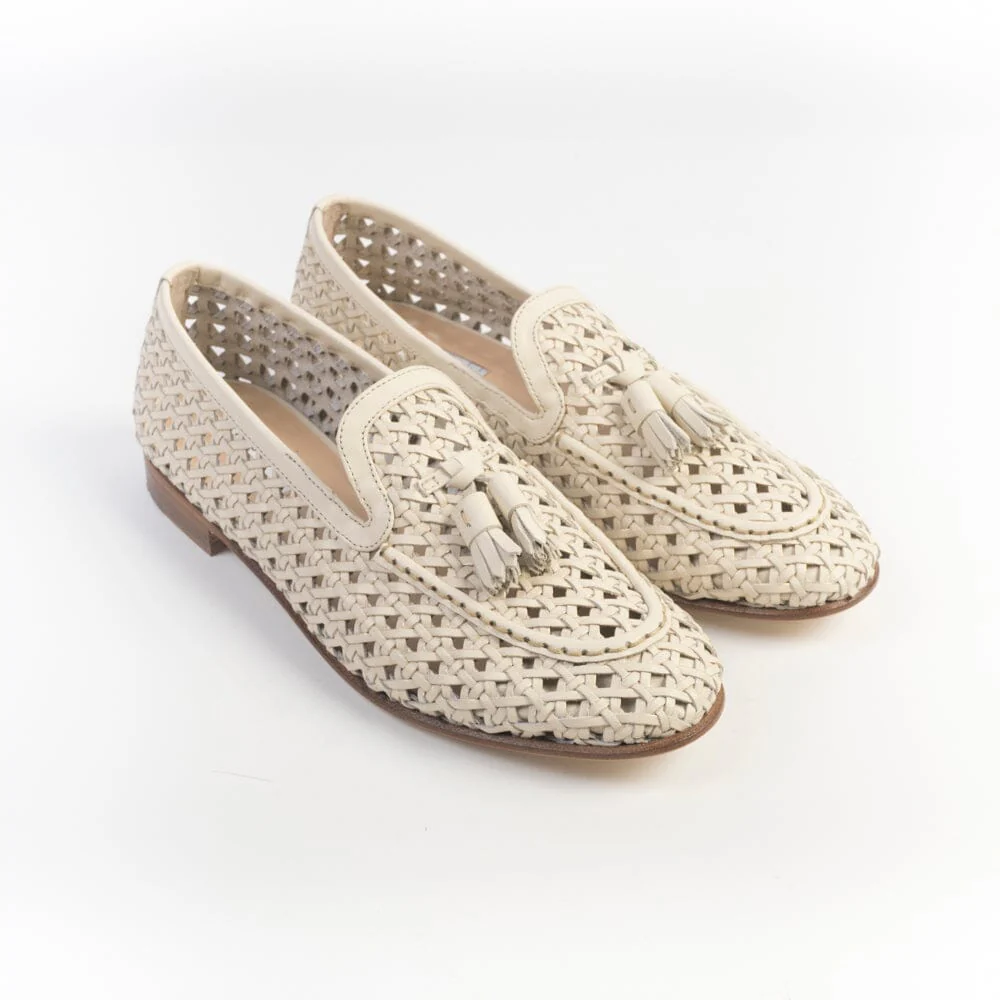 FRATELLI ROSSETTI - Mocassino - 68245 - Intrecciato Latte