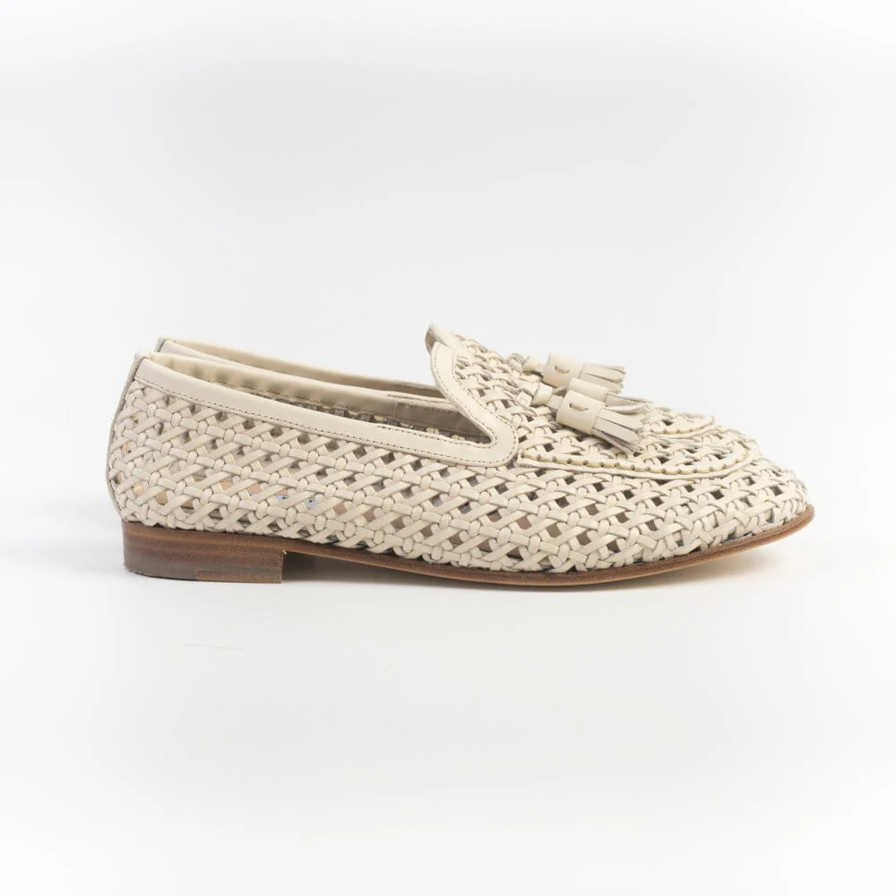 FRATELLI ROSSETTI - Mocassino - 68245 - Intrecciato Latte - immagine 4