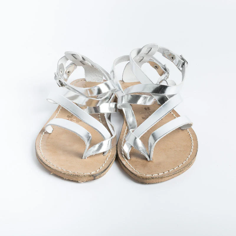 SACHET - Sandali bassi Infradito - 574 - Argento - immagine 4