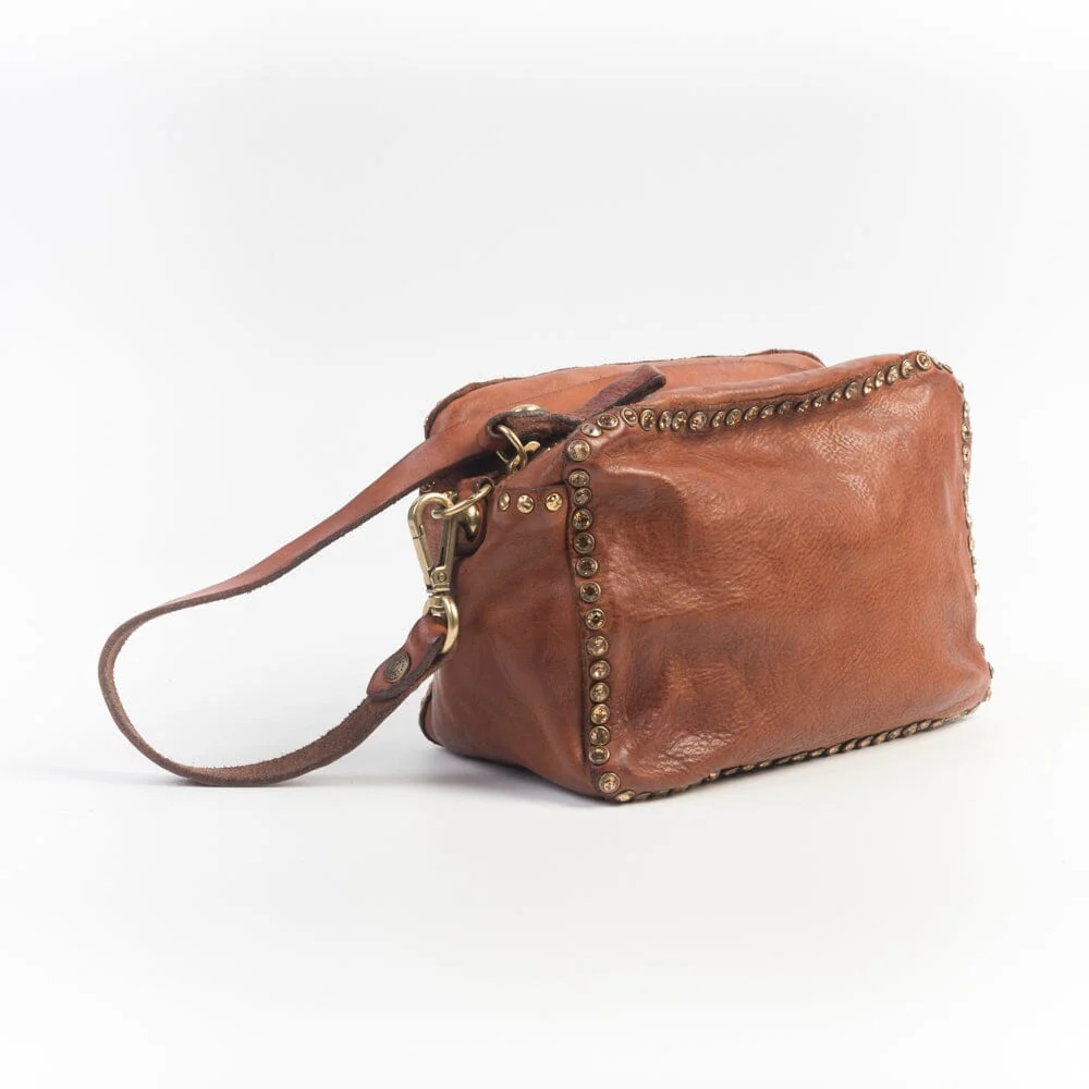 CAMPOMAGGI - Borsa a Spalla - Kate - Strass Cognac - immagine 3