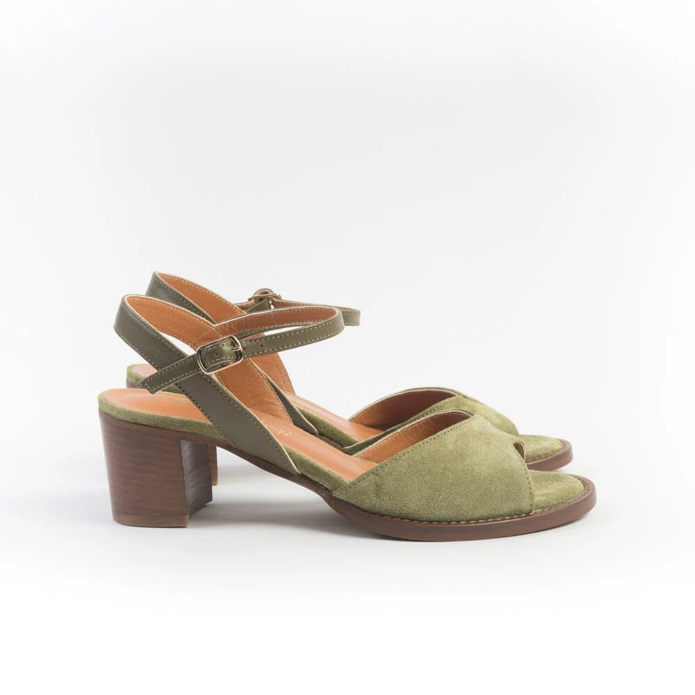 CappellettoShop - Sandali con Tacco - 1127 - Verde - immagine 4