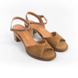 CappellettoShop - Sandali con Tacco - 1127 - Whisky