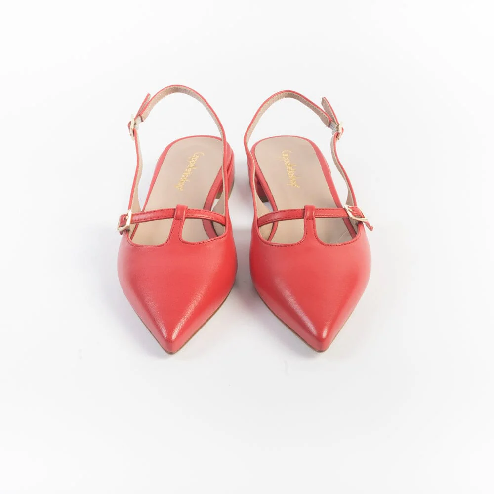 CappellettoShop - Sling Back - Pauline34 - Papavero - immagine 3