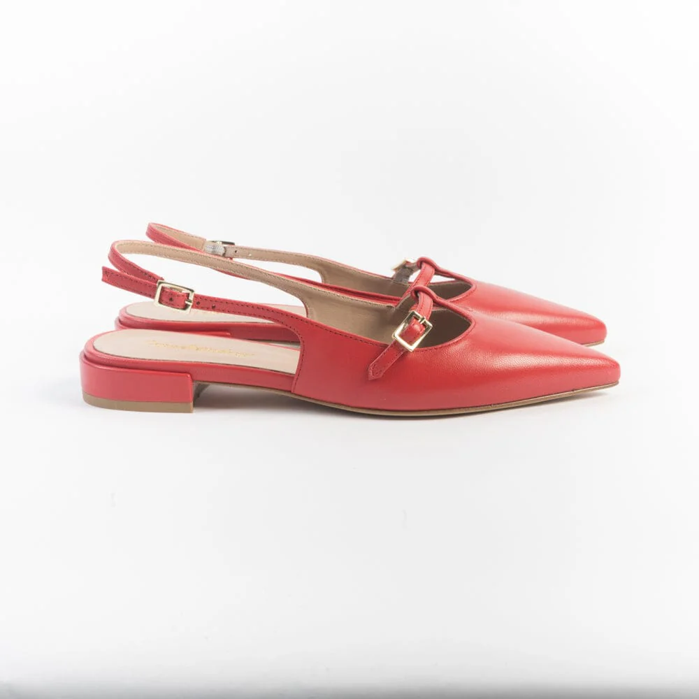 CappellettoShop - Sling Back - Pauline34 - Papavero - immagine 4