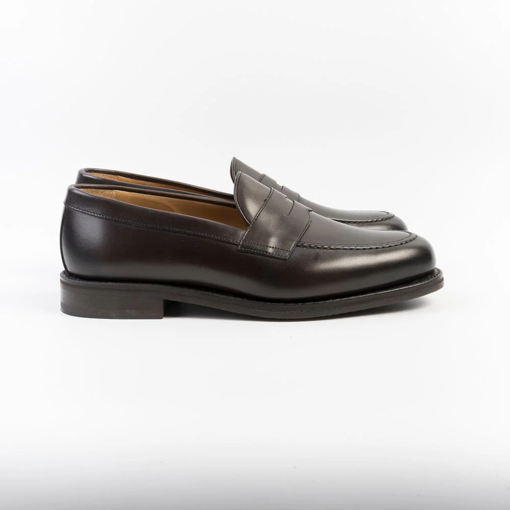 BERWICK 1707 - 9628 - Mocassino fondo Gomma - Rois Marron Testa di Moro - immagine 4