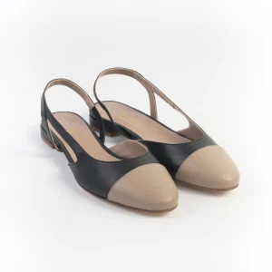 CHEVILLE - Sling Back - HARPER - Nero Deserto