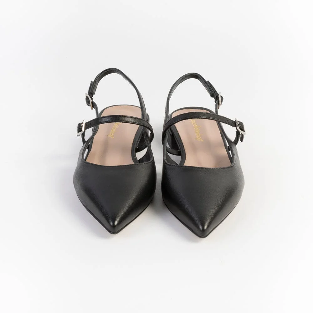 CappellettoShop - Sling Back - Pauline83- Nero - immagine 3