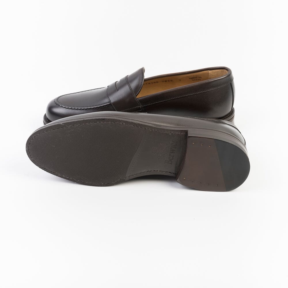 BERWICK 1707 - 9628 - Mocassino fondo Gomma - Rois Marron Testa di Moro - immagine 6