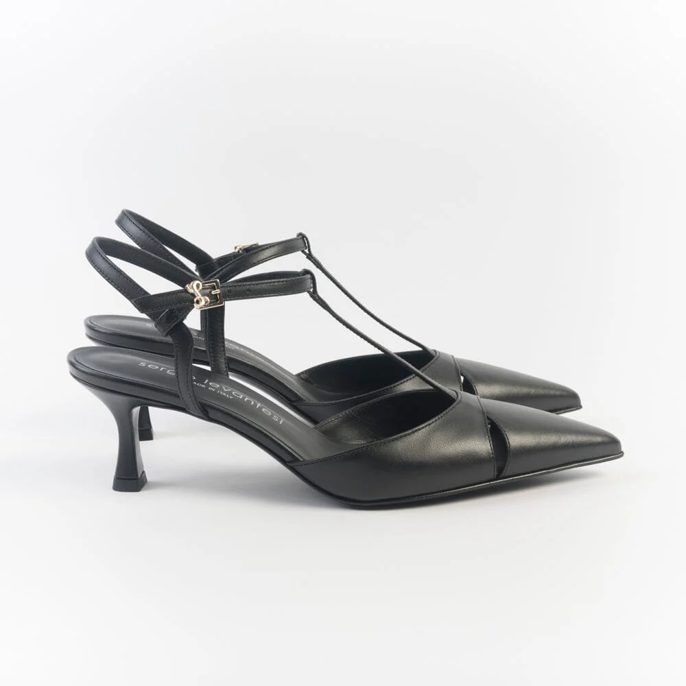 SERGIO LEVANTESI - Sling Back - EDVIGE - Nero - immagine 4