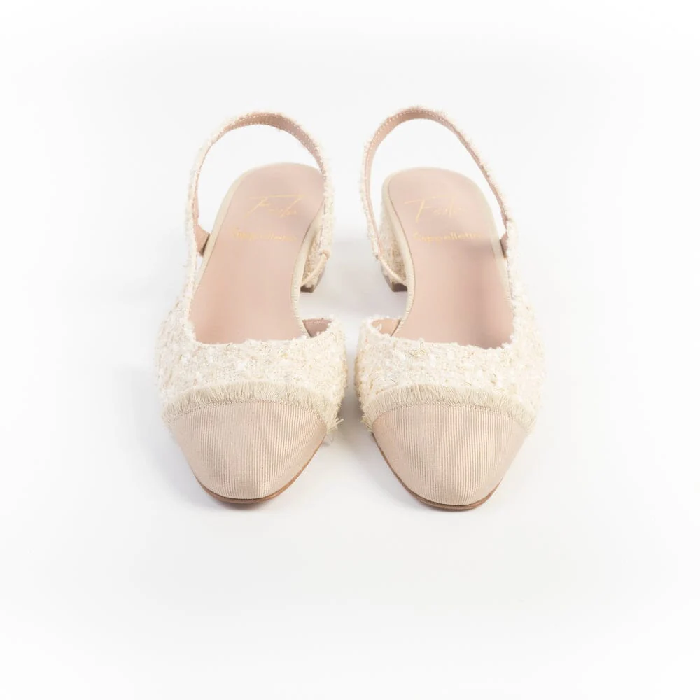 ROBERTO FESTA - Sling Back - Acanto - Avorio - immagine 3