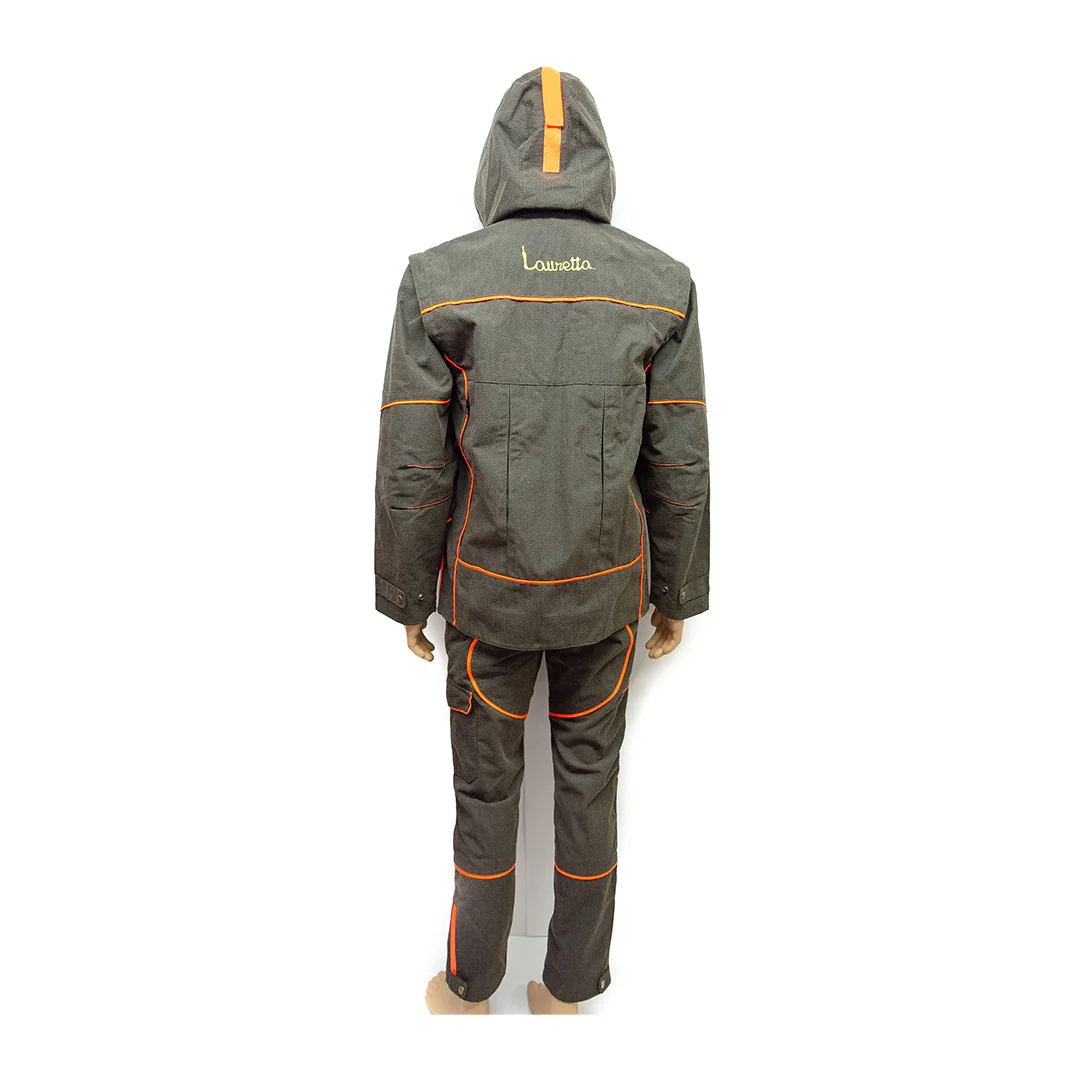 Completo Giacca e pantaloni Kevlar con inserti arancioni - immagine 3