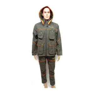 Completo Giacca e pantaloni Kevlar con inserti arancioni