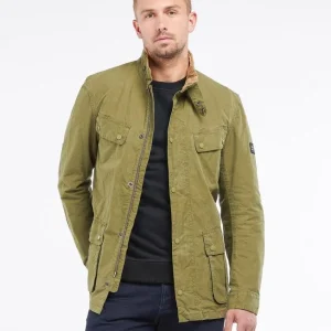 B.INTL SUMMER WASH DUKE JACKET DUSKY GREEN