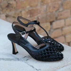 CHEVILLE - Decollété - GUENDA - Intrecciata Nera