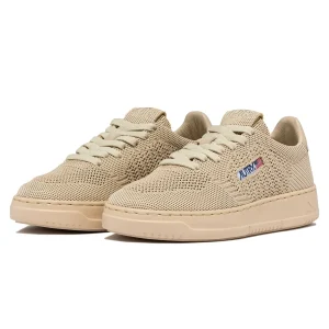 AUTRY -  EKLW KN11 -Sneakers  LOW WOM KNIT -  Tessuto Creme Brule Beige