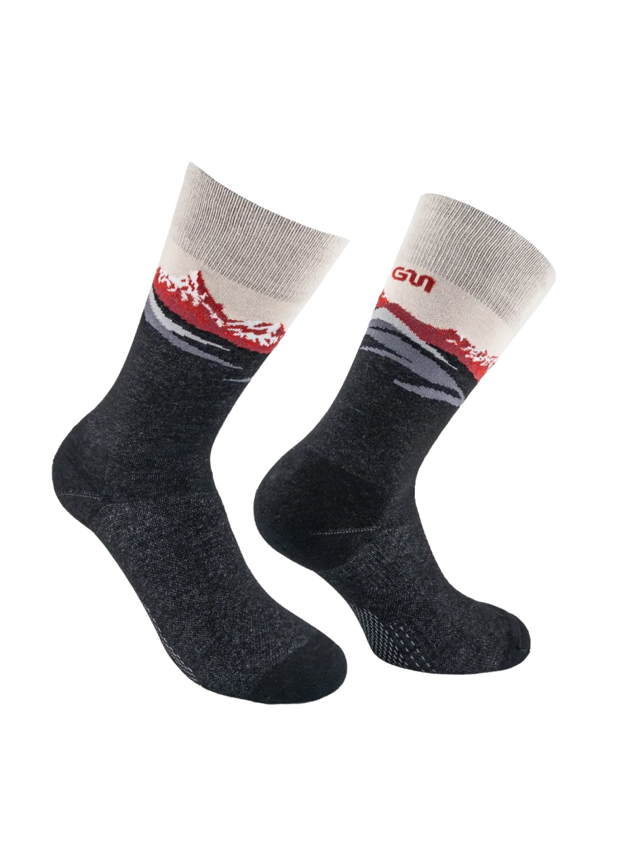 Reactive Enrosadira 6000 | Hold the horizon. Calzini tecnici in cotone biologico pettinato - immagine 2