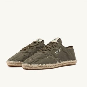 AUTRY - ESLW CV04 - ESPADRILLAS Sneakers LOW MAN MILITARY