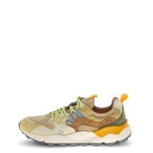 YAMANO 3 UNI SUEDE/NYLON YELLOW-LIGHT-BEIGE-OFF WHITE