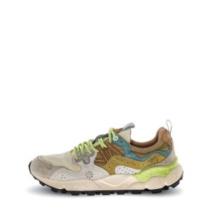 YAMANO 3 SUEDE/CANVAS/WASHE GREY-LIGHT  BROWN