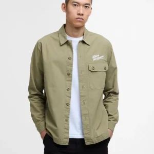 MORAND OVERSHIRT BLEACHED OLIVE