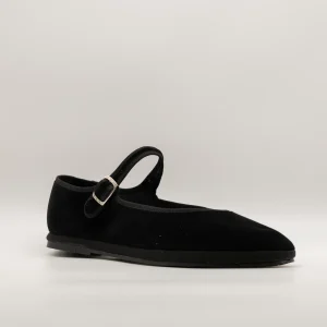 Friulane Mary Jane Nero – La Tradizione del Velluto | Pli-Pla