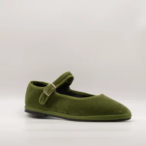 Friulane Mary Jane Salvia – La Tradizione del Velluto | Pli-Pla