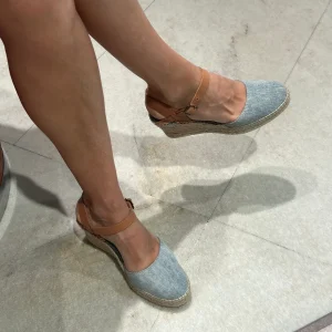 ARGILLA - Sandali Zeppa  - Gran Canaria - Jeans