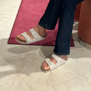 BIRKENSTOCK - Sandali bassi 1026842 -Arizona BS - Antique White