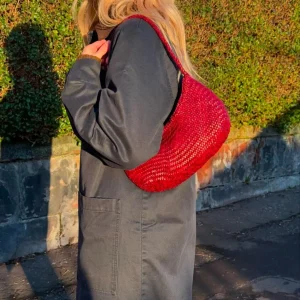 DRAGON DIFFUSION - Borsa a spalla - 8020 Nova Luna - Rosso