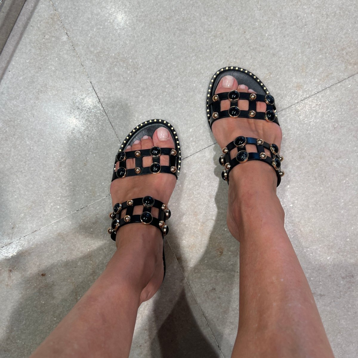 MAKIS KOTRIS - Mules - Sandali Bassi 645 - Nero - immagine 4