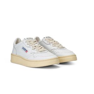 AUTRY AULM LL21 - Sneakers LOW MAN ALL LEAT - Bianco/Rosso