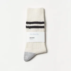 SOCKS STRIPED Nature/Black