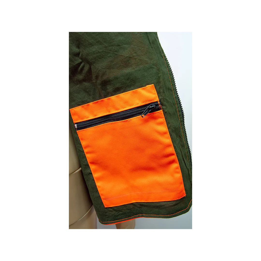 Gilet Kevlar con cordura arancione - immagine 4