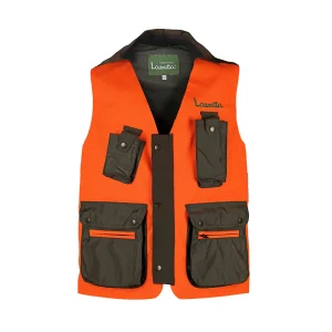 Gilet in cordura antistrappo con tasche verdi