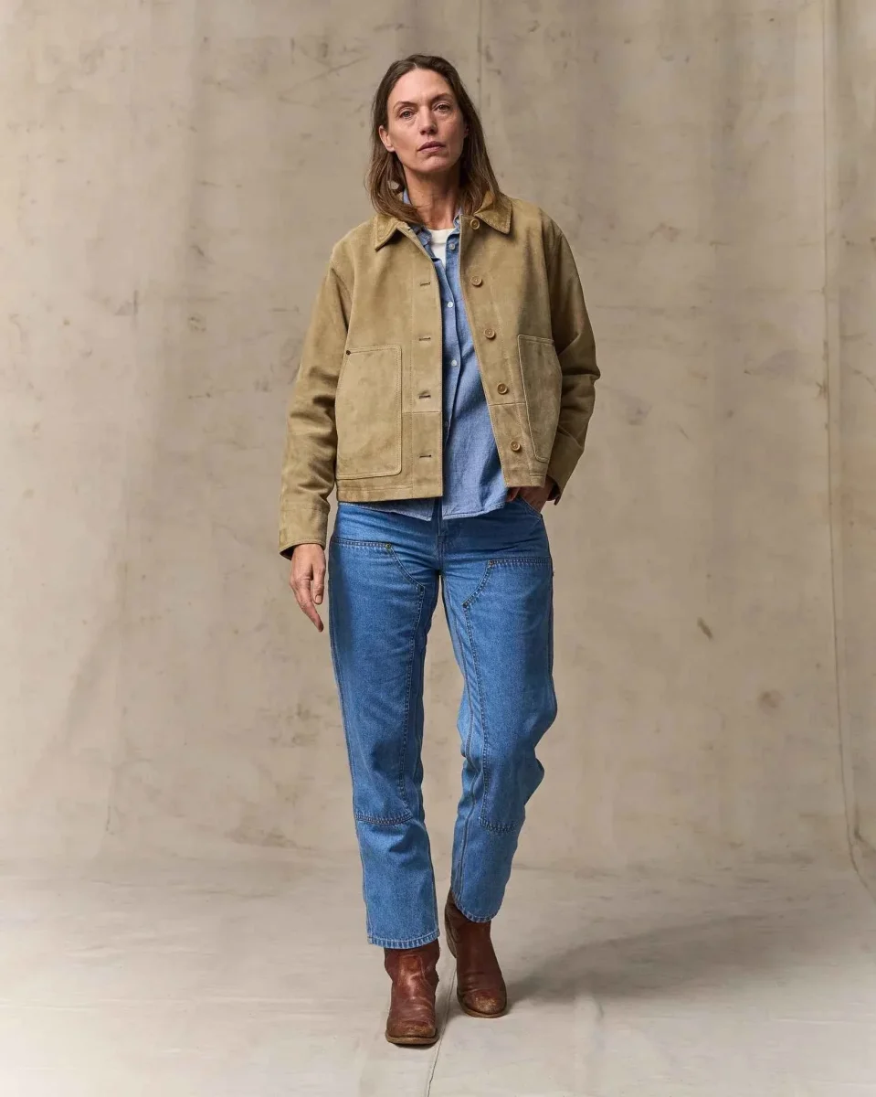 WOMEN'S SHORT SUEDE BARN JACKET - immagine 2