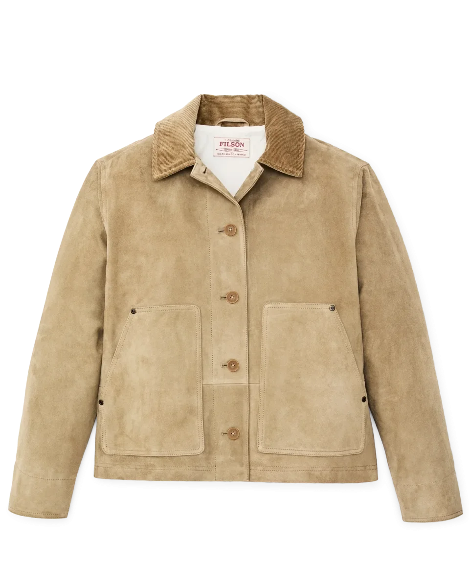 WOMEN'S SHORT SUEDE BARN JACKET - immagine 3