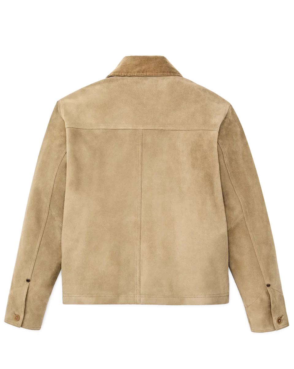 WOMEN'S SHORT SUEDE BARN JACKET - immagine 4
