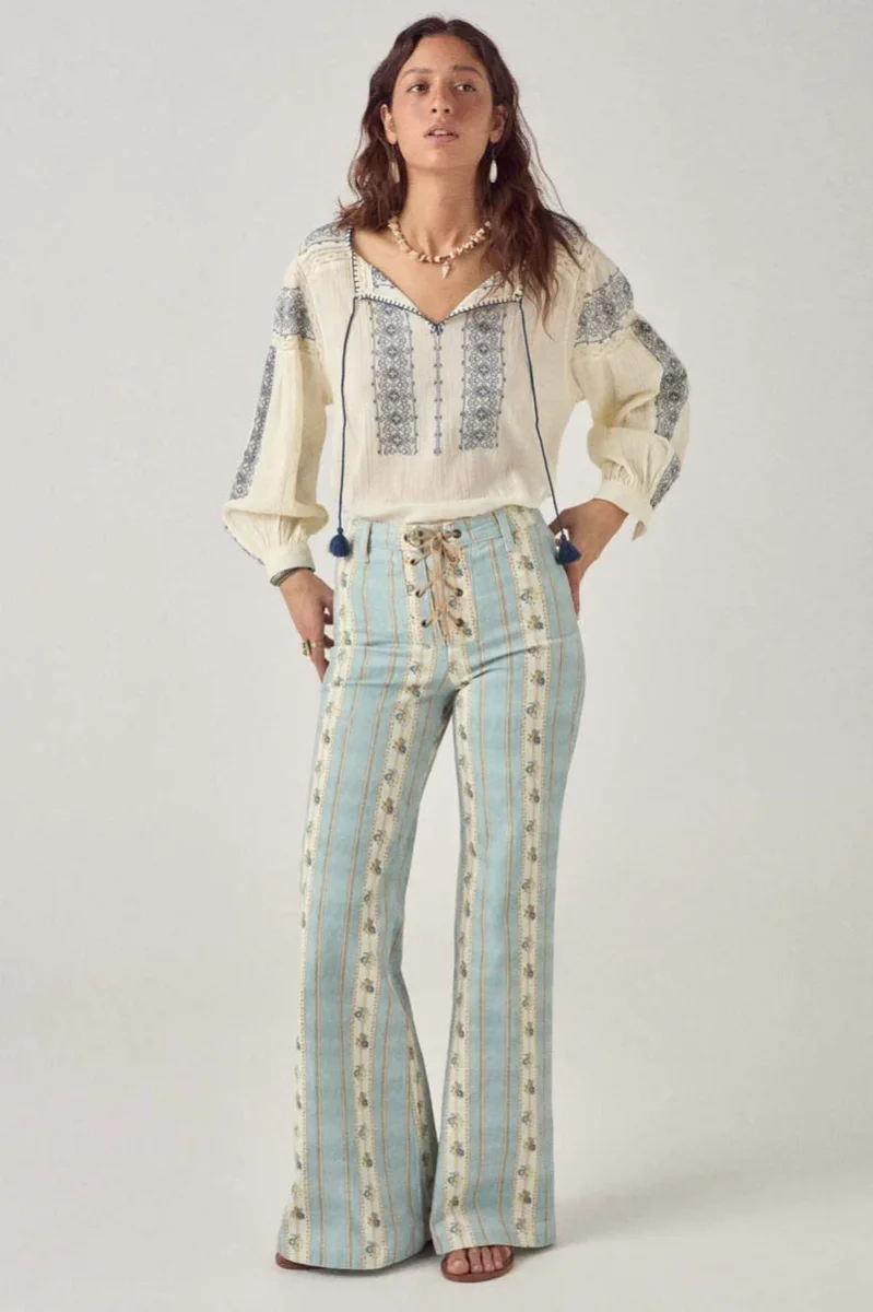 CLAUDIA BLOUSE Indigo Poet - immagine 2